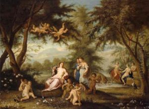 Huldigung An Die Erdgottin Ceres by Balthasar Beschey