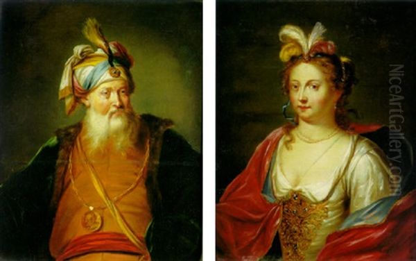 Portrait Of A Man In An Oriental Costume - view 1