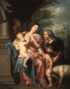 The Holy Family With The Infant St. John The Baptist