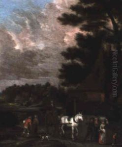 Retour Du Marche by Balthasar Beschey