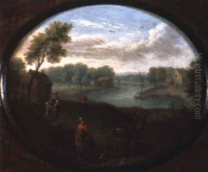 Le Repos Des Paysans by Balthasar Beschey