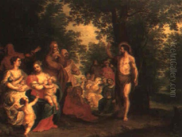 St. John The Baptist Preaching To The Multitude - view 1
