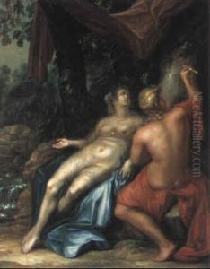 Angelika Und Medoro by Balthasar Beschey