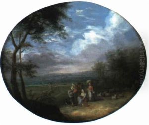 Scene Champetre Animee by Balthasar Beschey