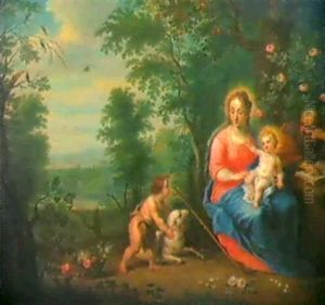 Die Heilige Familie Mit Dem Johannesknaben.