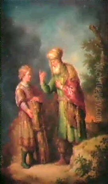 Abraham Et Isaac; & Le Manteau De Joseph Rapportea Jacob - view 1
