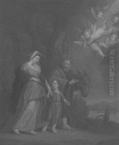 Die Heilige Familie Auf Der Flucht