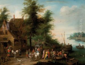 L"arrivee De La Carriole Au Village