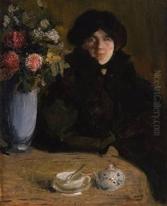 Ocimum Latifolium Magnum Botanical by Albert Besnard