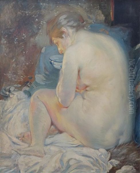 Femme Se Chauffant - view 1