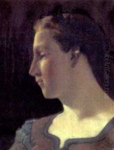 Portrait De Femme by Albert Besnard