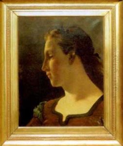 Portrait De Femme by Albert Besnard