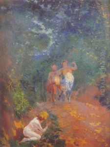 Le Chemin Des Centaures by Albert Besnard