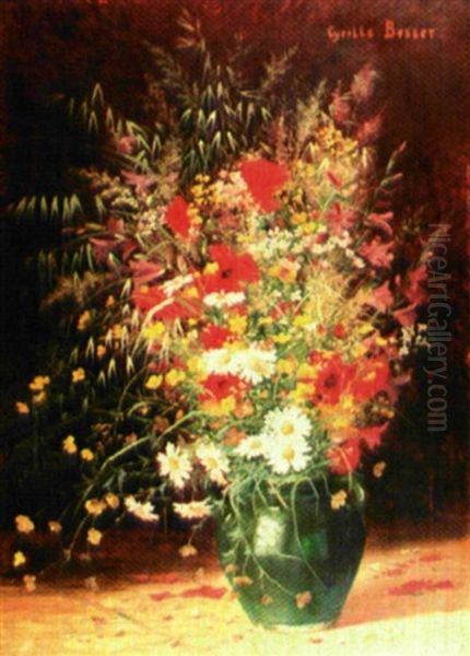 Bouquet De Fleurs Champetres Dans Un Vase - view 1