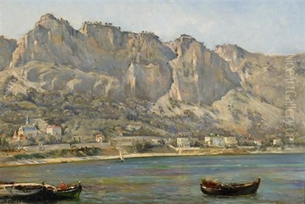 Der Strand Petit Afrique In Beaulieu-sur-mer An Der Cote D'azur - view 1