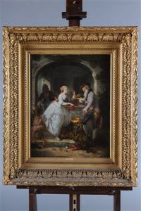 Personnage Dans Un Interieur by Faustin Besson