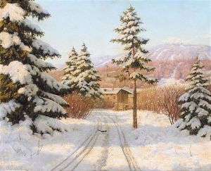 Winter Sun by Boris Bessonof