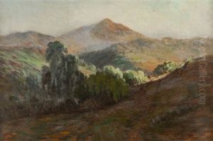 California Rolling Hills Landscape by Arthur William Best