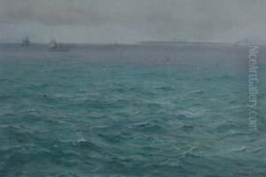 Seascapewith Various Shipping by James Aitken