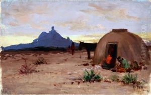 Navahoe Hogan by Arthur William Best