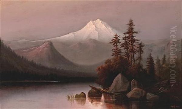 A View Of Mt. Shasta At Twilight - view 1