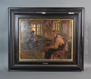 An Interior Genre Scene