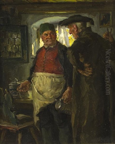 Wirt Und Pfarrer Im Gesprach - view 1