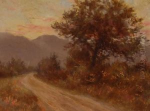 Rural Landscapes Atsunset And By Moonlight by James Aitken