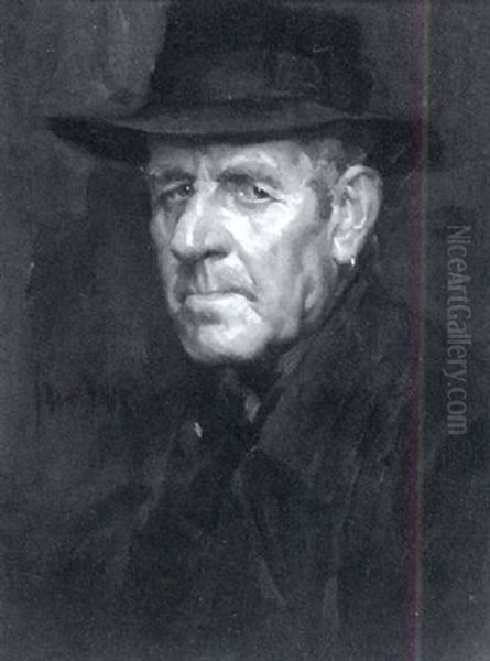 Portrait Eines Mannes Mit Hut - view 1
