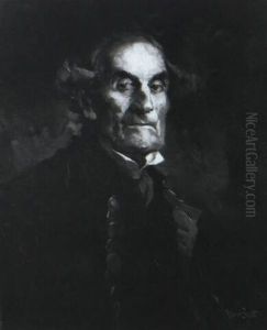 Brustportrat Eines Bauern by Hans Best