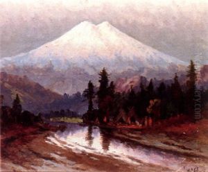A View Of Mount Shasta by Harry Cassie Best