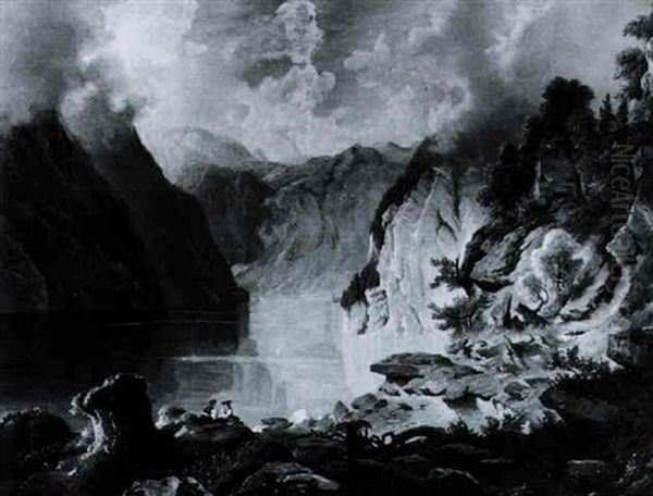 Aufziehendes Gewitter Am Konigssee - view 1