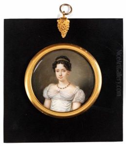 Brustportrait Einer Jungen Dame Leicht Nach Links Gewandt by Gaspare Betoldi