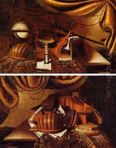 Natura Morta Con Strumenti Musicali by Bonaventura Bettera