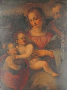 The Holy Family With The Infant Saint John The Baptist by Niccolo Betti