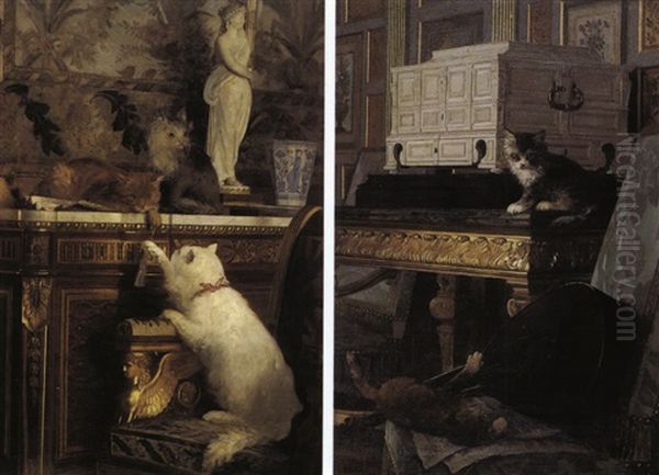 Les Jeux Des Chats (pair) - view 1