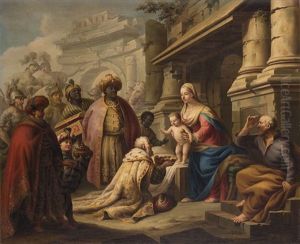 Adorazione Dei Magi by Antonio Bettio