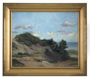 Coastal With Grass-covered Hill by Harold Harrington Betts