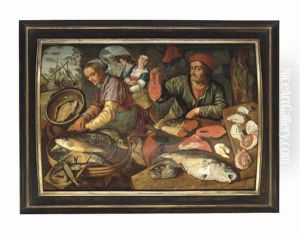 A Fish Market by Joachim Beuckelaer