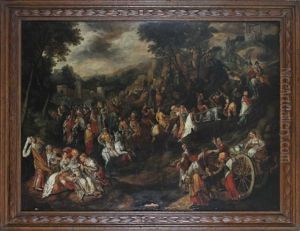 La Montee Au Calvaire by Joachim Beuckelaer