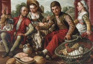 Scene De Marche by Joachim Beuckelaer