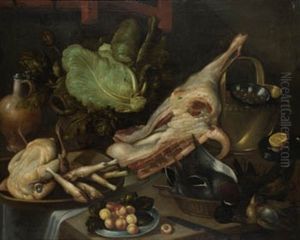 Bodegon De Cocina by Joachim Beuckelaer