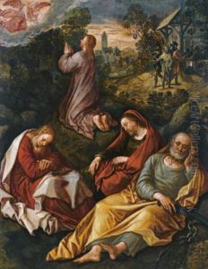 The Agony In The Garden by Joachim Beuckelaer
