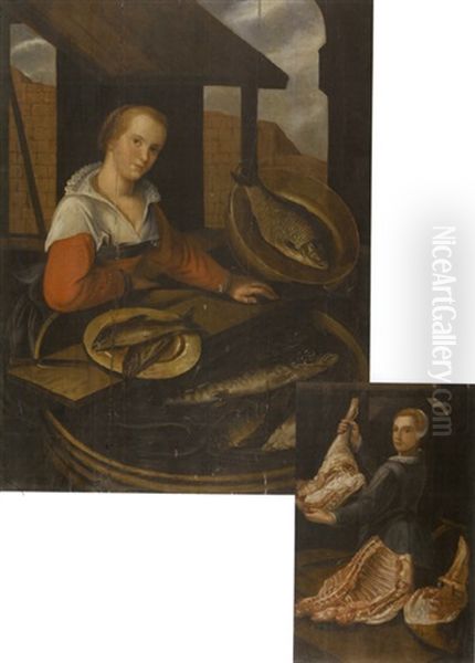 At The Fish Monger (+ At The Butcher; Pair) - view 1
