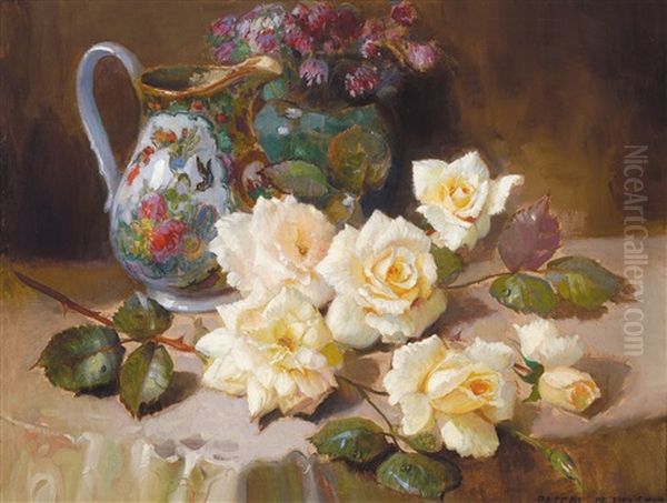 Nature Morte Aux Roses Jaunes - view 1