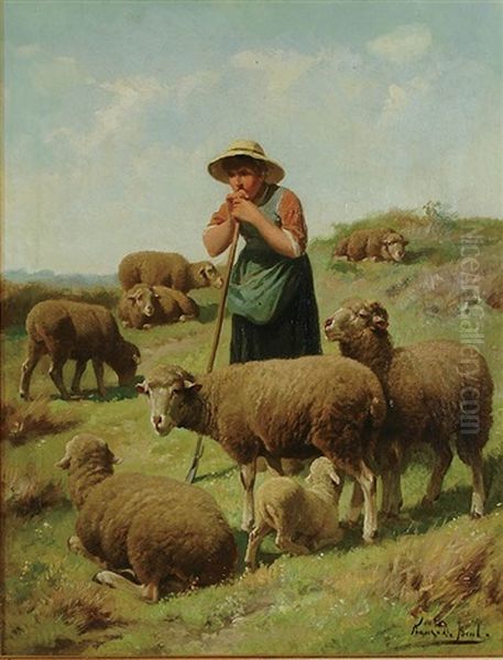 The Shepherdess And Her Flock - view 1