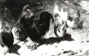 Chickens by Frans De Beul