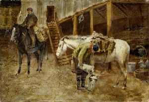 Les Laitiers by Franz De Beul