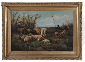 Guarding The Flock by Henri De Beul