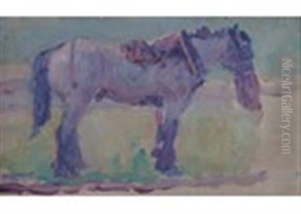 A Horse Feeding - view 1